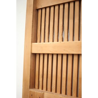 白木格子蔵戸　W019 