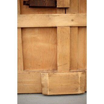 白木格子蔵戸　W019 