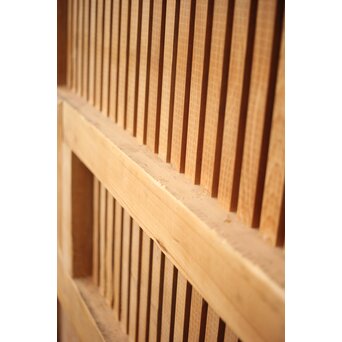 白木格子蔵戸　W019 