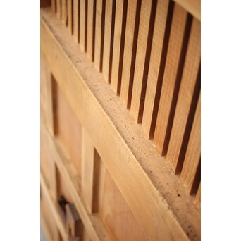 白木格子蔵戸　W019 