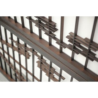 幾何学模様組子 2枚1組　R0078 