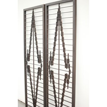 幾何学模様組子 2枚1組　R0078 