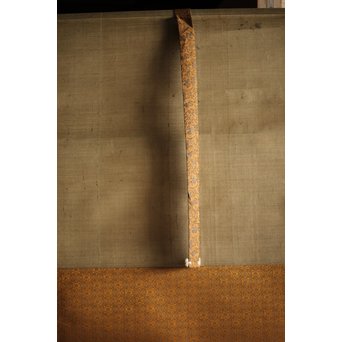 作者不明 紙本彩色掛軸 虎の図　Z244 