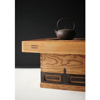 欅関西火鉢/瓶掛　X275