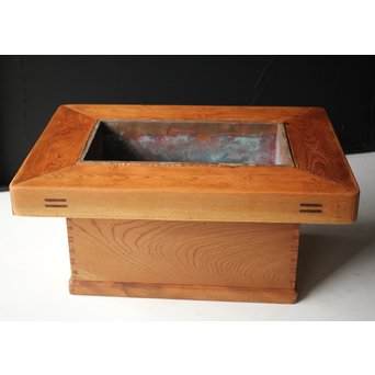 欅関西火鉢/瓶掛　X275 