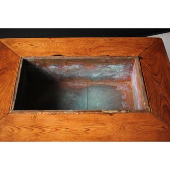 欅関西火鉢/瓶掛　X275 