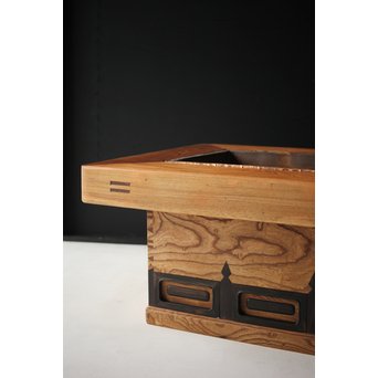 欅関西火鉢/瓶掛　X275 