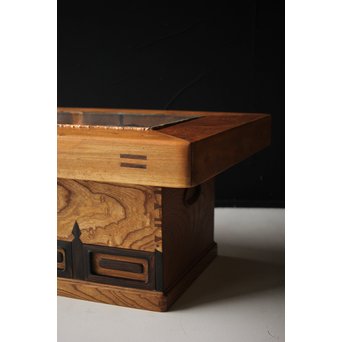 欅関西火鉢/瓶掛　X275 