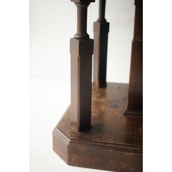 楢の大きな円卓テーブル　T438 