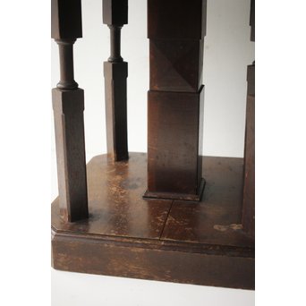 楢の大きな円卓テーブル　T438 