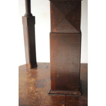 楢の大きな円卓テーブル　T438 