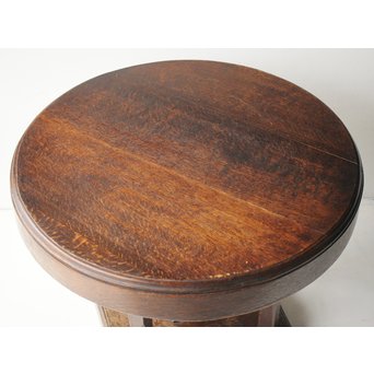 楢の大きな円卓テーブル　T438 