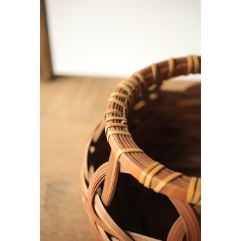 武関翠月 束編竹花籠　U239 