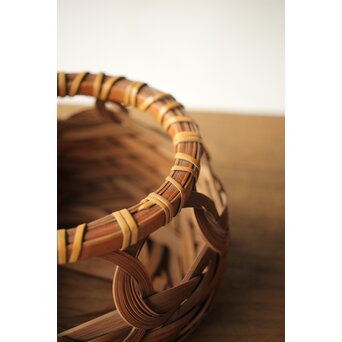 武関翠月 束編竹花籠　U239 