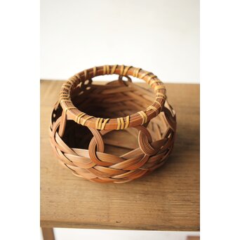 武関翠月 束編竹花籠　U239 