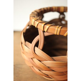 武関翠月 束編竹花籠　U239 