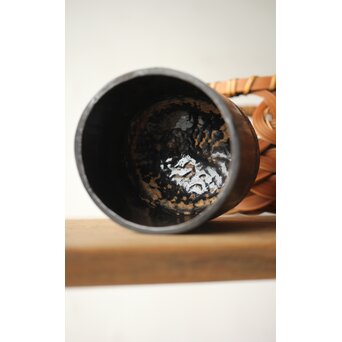 武関翠月 束編竹花籠　U239 