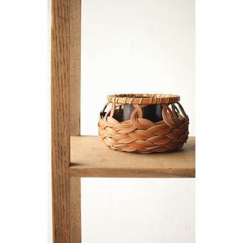 武関翠月 束編竹花籠　U239 