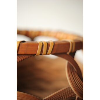 武関翠月 束編竹花籠　U239 