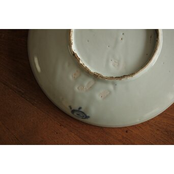 初期伊万里 染付山水文 七寸皿　P215 