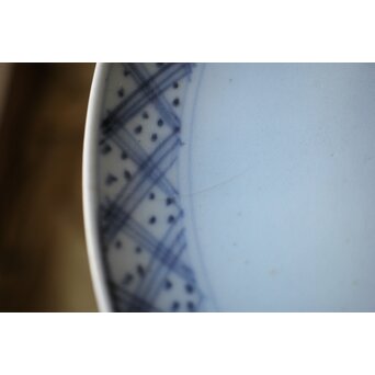 初期伊万里 染付山水文 七寸皿　P215 