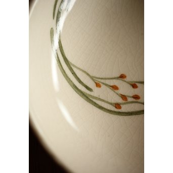 佛蘭西焼 取合中皿20枚 上田耕冲下絵　P216 