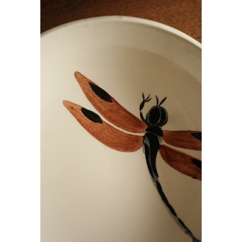 佛蘭西焼 取合中皿20枚 上田耕冲下絵　P216 