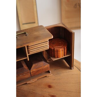 指物 良杢 弁当箱/茶箱　X278 