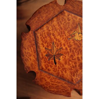 指物 良杢 弁当箱/茶箱　X278 