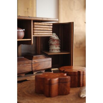 指物 良杢 弁当箱/茶箱　X278 