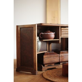 指物 良杢 弁当箱/茶箱　X278 