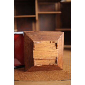 指物 良杢 弁当箱/茶箱　X278 