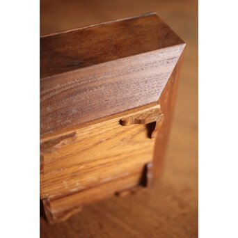 指物 良杢 弁当箱/茶箱　X278 