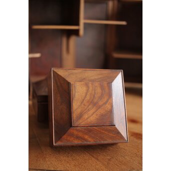 指物 良杢 弁当箱/茶箱　X278 