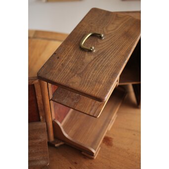 指物 良杢 弁当箱/茶箱　X278 