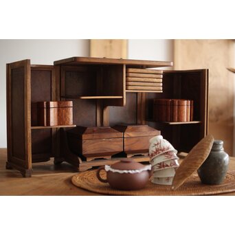 指物 良杢 弁当箱/茶箱　X278 