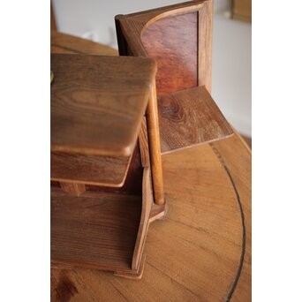 指物 良杢 弁当箱/茶箱　X278 