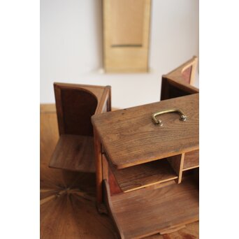 指物 良杢 弁当箱/茶箱　X278 