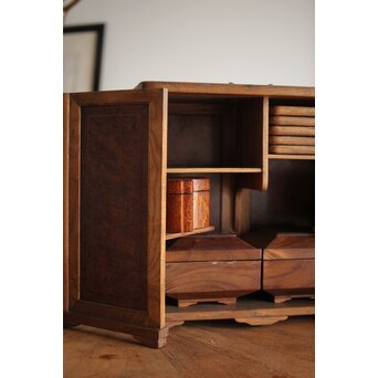 指物 良杢 弁当箱/茶箱　X278 