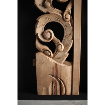 寺院欄間 2枚1組　R0079 