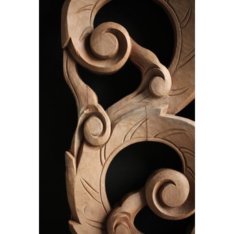 寺院欄間 2枚1組　R0079 