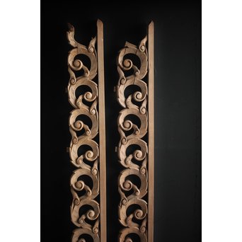 寺院欄間 2枚1組　R0079