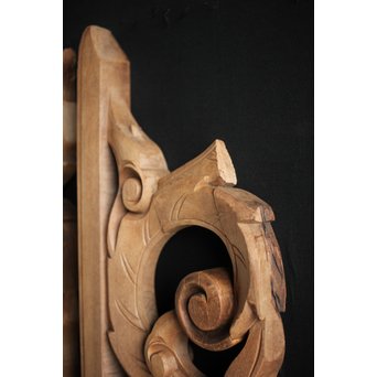 寺院欄間 2枚1組　R0079 