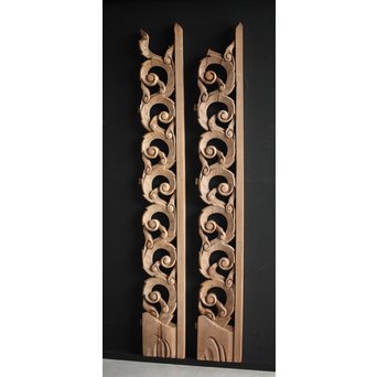 寺院欄間 2枚1組　R0079 