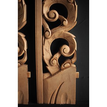 寺院欄間 2枚1組　R0079 