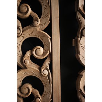 寺院欄間 2枚1組　R0079 