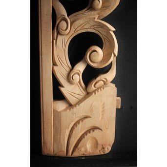 寺院欄間 2枚1組　R0080 