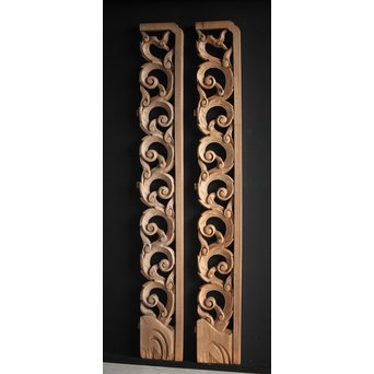 寺院欄間 2枚1組　R0080 