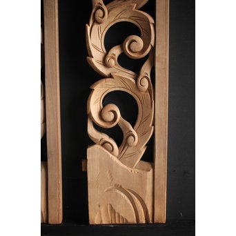 寺院欄間 2枚1組　R0080 