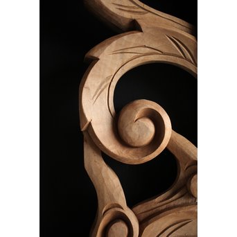 寺院欄間 2枚1組　R0080 